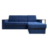 Диван угловой Атланта Синий велюр