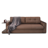 Диван прямой Анкона А Коричневый