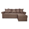 Угловой диван Астрид (Рейн) Коричневый рогожка