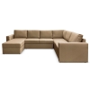 П-образный диван Кольдинг Бежевый рогожка