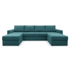 П-образный диван Карлстад Бирюзовый Велюр 