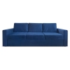 Диван прямой Йеллинг  Синий велюр