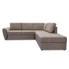 Угловой диван Орхус Бежевый велюр
