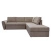 Угловой диван Орхус Бежевый велюр