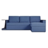 Диван угловой Берг Синий рогожка