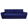 Прямой диван Амстердам Синий велюр