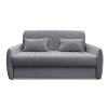 Прямой диван Креско 1400 М NEW  Серый велюр