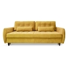 Диван прямой Ультра Желтый велюр