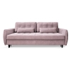 Диван прямой Ультра Пудрово-лиловый велюр