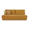 Прямой диван Денвер Mini горчичный велюр