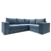 Угловой диван Варберг Голубой велюр