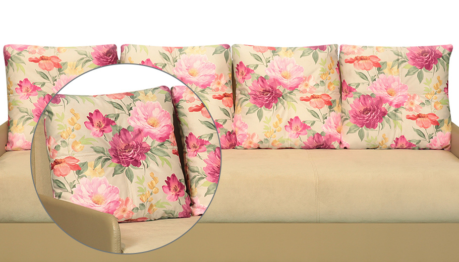 Нарни Четыре подушки для спинки в комплекте