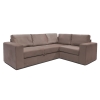 Угловой диван Лемвиг Бежевый Велюр