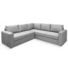 Угловой диван Ольборг Серый рогожка