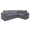 Угловой диван Лемвиг Серый Велюр