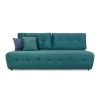 Прямой диван Денвер Mini Бирюзовый велюр