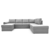 П-образный диван Копенгаген Серый