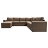 П-образный диван Кольдинг Коричневый