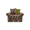 Кресло Романтик Коричневый/цветы