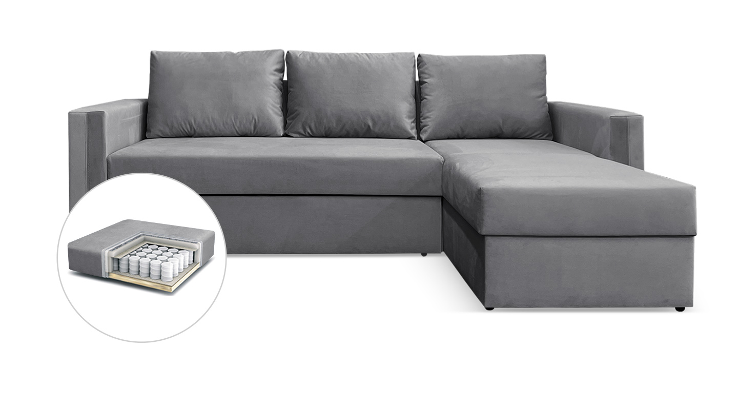 Марибо Диван с независимым пружинным блоком