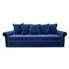 Прямой диван Арвика Синий