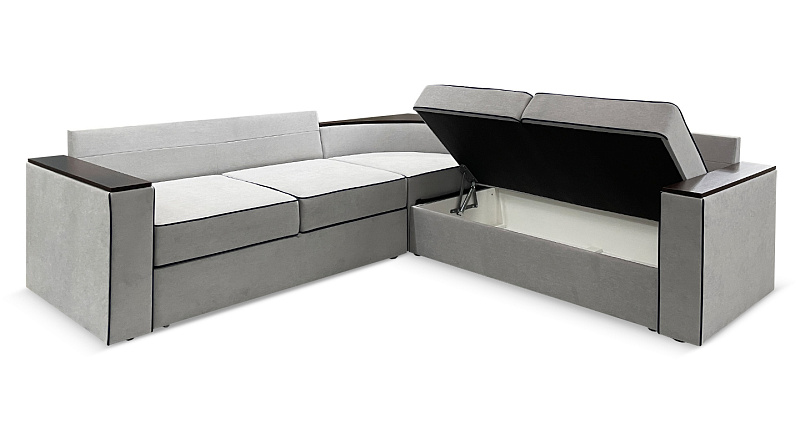 Угловой диван с полкой в углу Кируна, рис.6