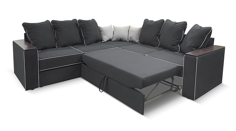 Угловой диван с полкой в углу Кируна, рис.8