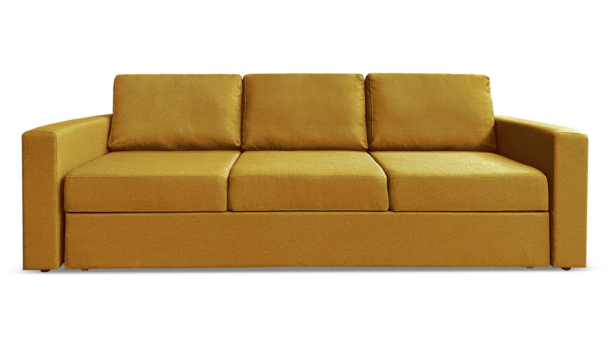 Прямой диван Йеллинг Горчичный 