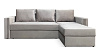 Недорогой Угловой диван Лунден дельфин с ящиком для белья