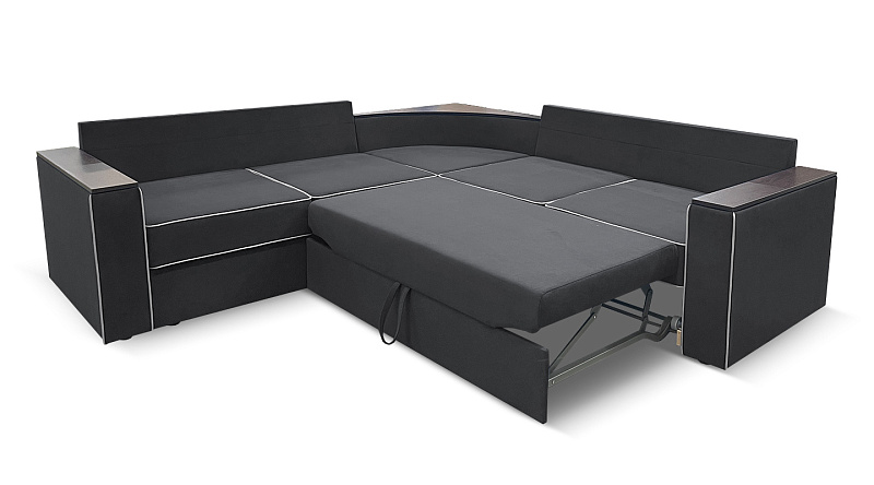 Угловой диван с полкой в углу Кируна, рис.9