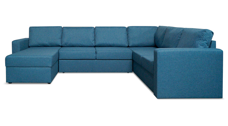 Большой П-образный диван Стаббен с блоком независимых пружин