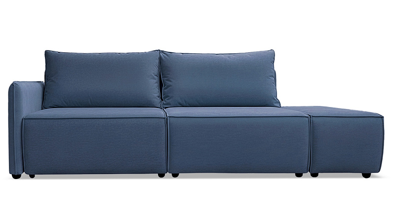 Прямой диван Киото с пуфом