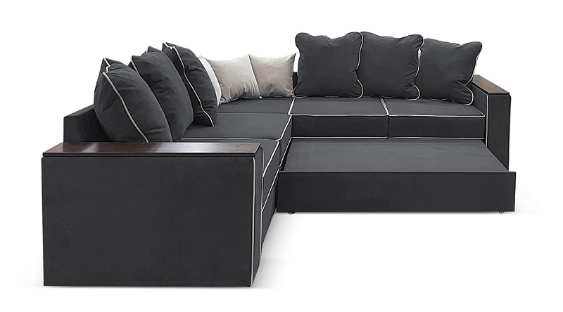 Угловой диван с полкой в углу Кируна, рис.6