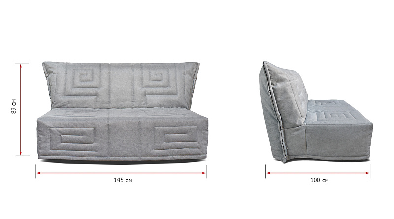 Прямой диван аккордеон Креско Б, рис.8