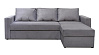 Недорогой Угловой диван Лунден дельфин с ящиком для белья