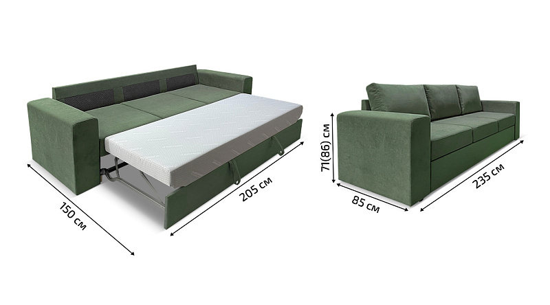 Прямой диван Йеллинг 2, рис.7